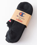 ゴースト丈 無地 ソックス 3P CMSCY502 ワンポイントロゴ 3足組 靴下 CHAMPION チャンピオン