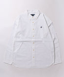 【BEVERLY HILLS POLO CLUB/ビバリーヒルズポロクラブ 】ワンポイントロゴ刺繍　ボタンダウン　シャツ