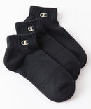 KIDS ショート ソックス モノトーン 3P 子供用靴下 3足組 CHAMPION チャンピオン