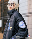 【PEANUTS×MLB】オリジナルデザイン ナイロンパファージャケット 中綿ジャケット ヤンキース ドジャース ホワイトソックス