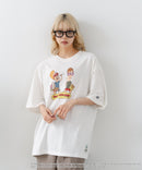 【DISCUS/ディスカス】【選べる丈感・ビーバス＆バッドヘッド】DISCUS×BEAVIS AND BUTT-HEAD コラボＴシャツ 綿100% クルーネック アニメ キャラクタープリント アメカジ ストリート