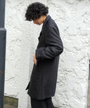 ストレッチツイル ステンカラーコート  イージーケア マシンウォッシャブル 防シワ 大人カジュアル 美シルエット BLUE STANDARD ブルースタンダード