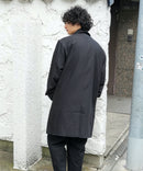 ストレッチツイル ステンカラーコート  イージーケア マシンウォッシャブル 防シワ 大人カジュアル 美シルエット BLUE STANDARD ブルースタンダード