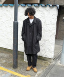 ストレッチツイル ステンカラーコート  イージーケア マシンウォッシャブル 防シワ 大人カジュアル 美シルエット BLUE STANDARD ブルースタンダード