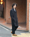 ストレッチツイル ステンカラーコート  イージーケア マシンウォッシャブル 防シワ 大人カジュアル 美シルエット BLUE STANDARD ブルースタンダード