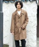 ストレッチツイル ステンカラーコート  イージーケア マシンウォッシャブル 防シワ 大人カジュアル 美シルエット BLUE STANDARD ブルースタンダード