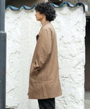 ストレッチツイル ステンカラーコート  イージーケア マシンウォッシャブル 防シワ 大人カジュアル 美シルエット BLUE STANDARD ブルースタンダード