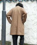 ストレッチツイル ステンカラーコート  イージーケア マシンウォッシャブル 防シワ 大人カジュアル 美シルエット BLUE STANDARD ブルースタンダード