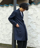 ストレッチツイル ステンカラーコート  イージーケア マシンウォッシャブル 防シワ 大人カジュアル 美シルエット BLUE STANDARD ブルースタンダード