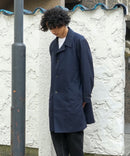 ストレッチツイル ステンカラーコート  イージーケア マシンウォッシャブル 防シワ 大人カジュアル 美シルエット BLUE STANDARD ブルースタンダード