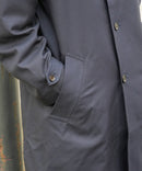 ストレッチツイル ステンカラーコート  イージーケア マシンウォッシャブル 防シワ 大人カジュアル 美シルエット BLUE STANDARD ブルースタンダード