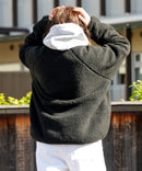 リバーシブル ナイロン ボア フリース ジャケット BLUE STANDARD ブルースタンダード