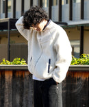 リバーシブル ナイロン ボア フリース ジャケット BLUE STANDARD ブルースタンダード