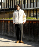 リバーシブル ナイロン ボア フリース ジャケット BLUE STANDARD ブルースタンダード