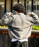 リバーシブル ナイロン ボア フリース ジャケット BLUE STANDARD ブルースタンダード