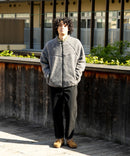 リバーシブル ナイロン ボア フリース ジャケット BLUE STANDARD ブルースタンダード