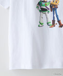 【TOY STORY/トイ・ストーリー】【限定オリジナルデザイン】半袖Tシャツ 綿100% ドロップショルダー ワンポイント バックプリント ディズニー ピクサー キャラクター クルーネック Disney ユニセックス