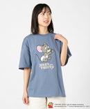 TOM AND JERRY トムとジェリー Tシャツ オリジナルデザイン ジェリー タフィー ドロップショルダー ビッグシルエット ユニセックス キャラクター ❘ジーンズメイト公式オンラインショップ