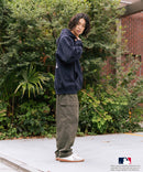 【MLB/メジャーリーグベースボール】裏起毛 バックロゴ フーディー プルオーバーパーカー