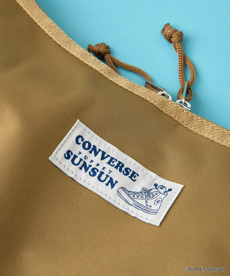 PUPPET SUNSUN×CONVERS SUNSUN CRESCENT SLING BAG/パペットスンスン コラボ/スリングバッグ【CONVERSE/コンバース】