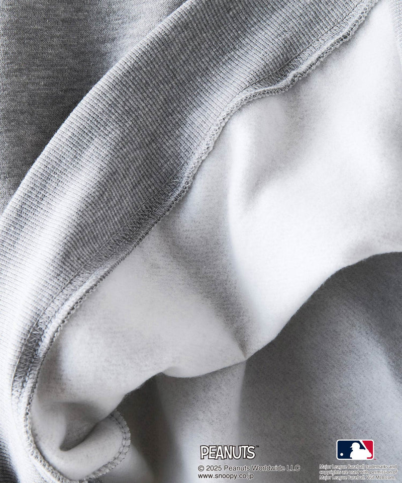 【PEANUTS×MLB】オリジナルデザイン KIDS裏起毛トレーナー キッズサイズ ヤンキース ドジャース カブス キャラクター