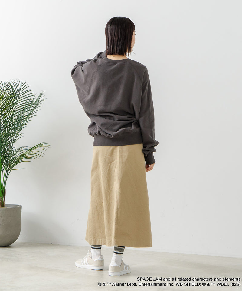 【DISCUS ATHLETIC×LOONEY TUNES】スペース・ジャム キャラクタープリントスウェットトレーナー メンズ レディース ユニセックス