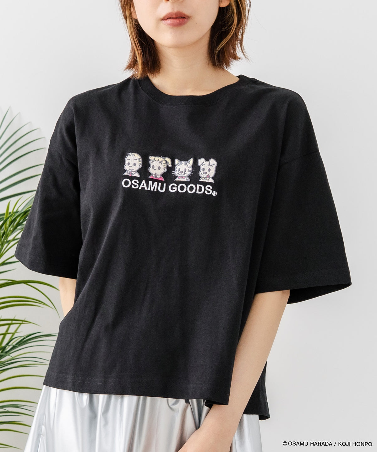 CONVERSE/コンバース】CONVERSE×OSAMUGOODS 天竺 フロントキャラクター