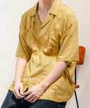 麻 レーヨン キューバシャツ【ROUGH TRADE/ラフトレード】