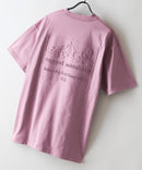 【RAGGED MOUNTAIN：ラギットマウンテン】【タフな肉厚100%コットン】BELMONT/ベルモント エンボスロゴTシャツ ヘビーウェイト ルーズシルエット 透けない・丈夫 半袖 ピンク ❘ジーンズメイト公式オンラインショップ