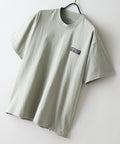 【RAGGED MOUNTAIN/ラギットマウンテン】【究極のシンプルT】BARNSTEAD/バーンステッド ワンポイントロゴＴシャツ ルーズシルエット アウトドア ストリート 大人カジュアル ノームコア ミニマル カーキ ❘ジーンズメイト公式オンラインショップ