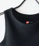 【HANES/ヘインズ】ブラアメリカンスリーブ テレコ素材 カップ付き ❘ジーンズメイト公式オンラインショップ