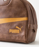 【PUMA/プーマ】【容量17L 高見えPUレザー】ビンテージPUボストンバッグ 軽量 レトロ ストリート y2k スポーツミックス 古着風 おしゃれ ユニセックス
