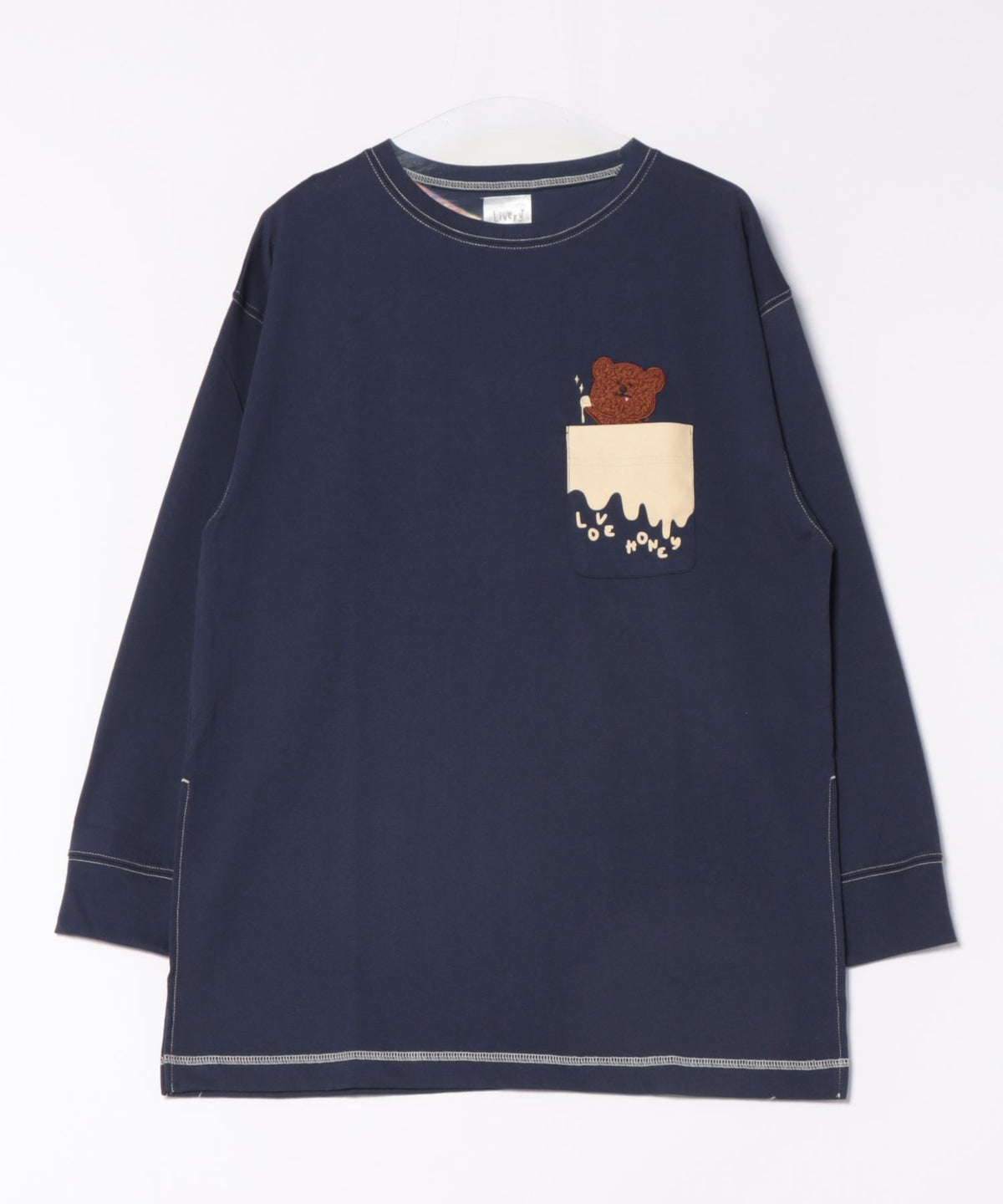 はちみつ 大好き クマ ロンT Tシャツ レディース un LIVERY ライブリー