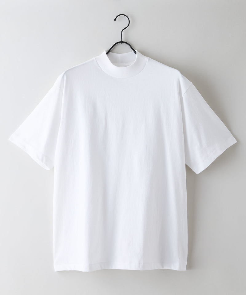 HANES/ヘインズ】【タグレス・丸胴】Hanes モックネック リラックスT 