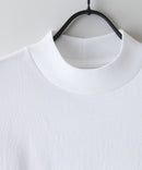 【HANES/ヘインズ】【タグレス・丸胴】Hanes モックネック リラックスTシャツ アメリカ綿100% サステナブル ストレスフリー ❘ジーンズメイト公式オンラインショップ