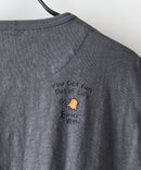 【BLUE STANDARD/ブルースタンダード】【涼しい スラブ天竺】 アニマルプリント ポケット付きＴシャツ 綿100% 凹凸素材 ペンギン ゆるかわ 凹凸素材 部屋着 ワンマイル キャンプ ❘ジーンズメイト公式オンラインショップ