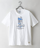 【BLUE STANDARD/ブルースタンダード】【涼しい スラブ天竺】 アニマルプリントＴシャツ 綿100% 凹凸素材 ペンギン ゆるかわ 凹凸素材 部屋着 ワンマイル キャンプ
