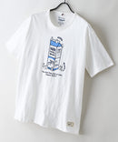【BLUE STANDARD/ブルースタンダード】【涼しい スラブ天竺】 アニマルプリントＴシャツ 綿100% 凹凸素材 ペンギン ゆるかわ 凹凸素材 部屋着 ワンマイル キャンプ