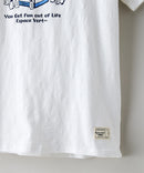 【BLUE STANDARD/ブルースタンダード】【涼しい スラブ天竺】 アニマルプリントＴシャツ 綿100% 凹凸素材 ペンギン ゆるかわ 凹凸素材 部屋着 ワンマイル キャンプ