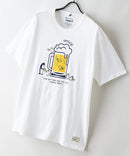 【BLUE STANDARD/ブルースタンダード】【涼しい スラブ天竺】 アニマルプリントＴシャツ 綿100% 凹凸素材 ペンギン ゆるかわ 凹凸素材 部屋着 ワンマイル キャンプ