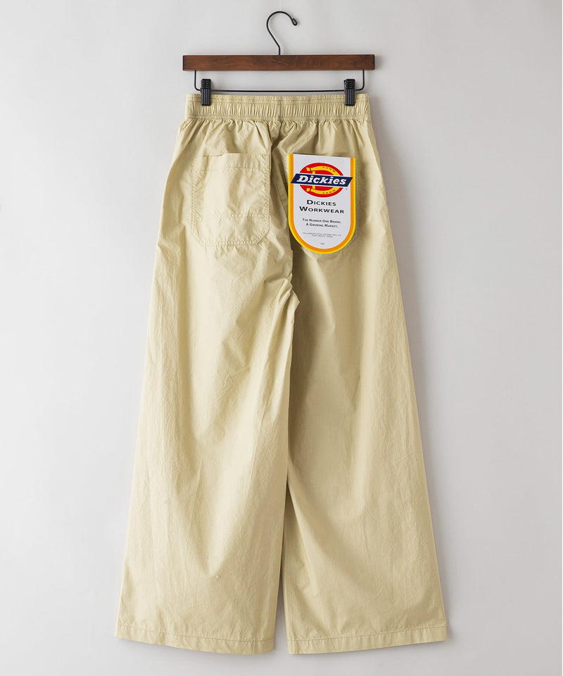 コットン ワイド イージーパンツ レディース Dickies ゆったり 綿100% 豊富なカラー