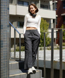 コットン ワイド イージーパンツ レディース Dickies ゆったり 綿100% 豊富なカラー