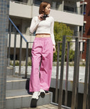 コットン ワイド イージーパンツ レディース Dickies ゆったり 綿100% 豊富なカラー