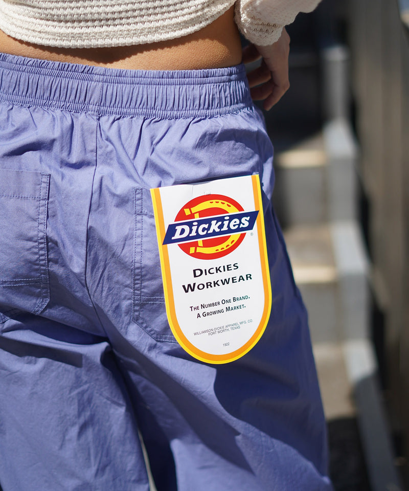 コットン ワイド イージーパンツ レディース Dickies ゆったり 綿100% 豊富なカラー