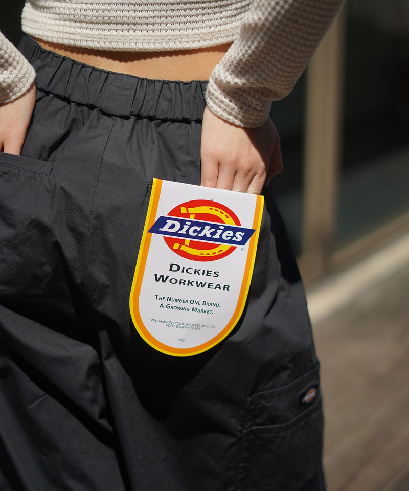 コットン ワイド バルーン パンツ Dickies レディース ゆったり綿100% 豊富なカラー