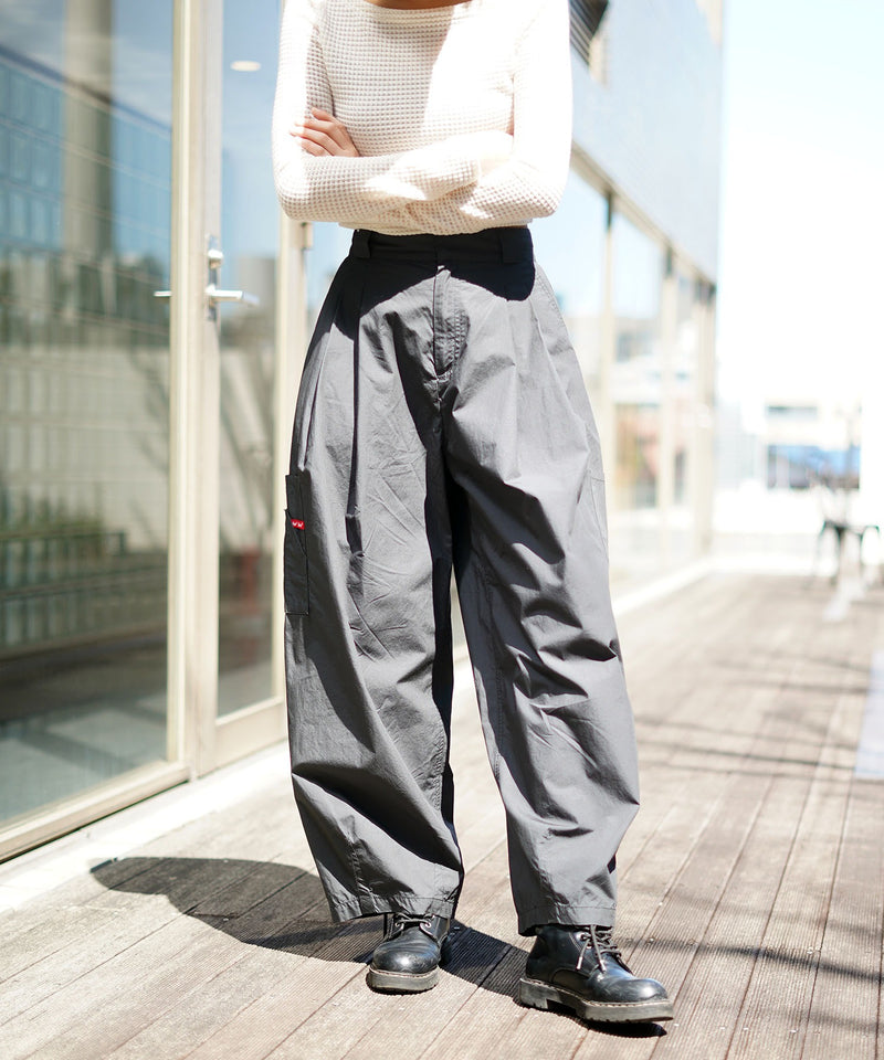 コットン ワイド バルーン パンツ Dickies レディース ゆったり綿100% 豊富なカラー