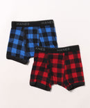 【HANES/ヘインズ】KIDS 2枚組ボクサーパンツ HB6EZ702 zo B柄 ❘ジーンズメイト公式オンラインショップ