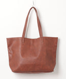 【新色追加 全9色】7ポケット フェイクレザー トートバッグ PUトート BLUE STANDARD