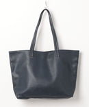 【新色追加 全9色】7ポケット フェイクレザー トートバッグ PUトート BLUE STANDARD