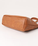 7ポケット フェイクレザー トートバッグ PUトート BLUE STANDARD